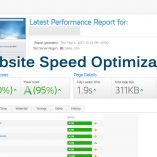 Website speed optimization